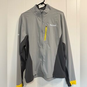 Marmot Gray lightweight, Zipper Men’s Size Medium Jacket